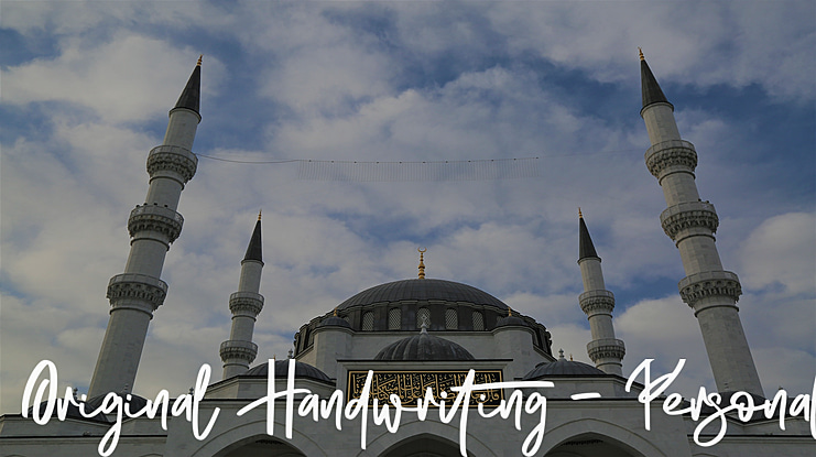 Original Handwriting - Personal Font