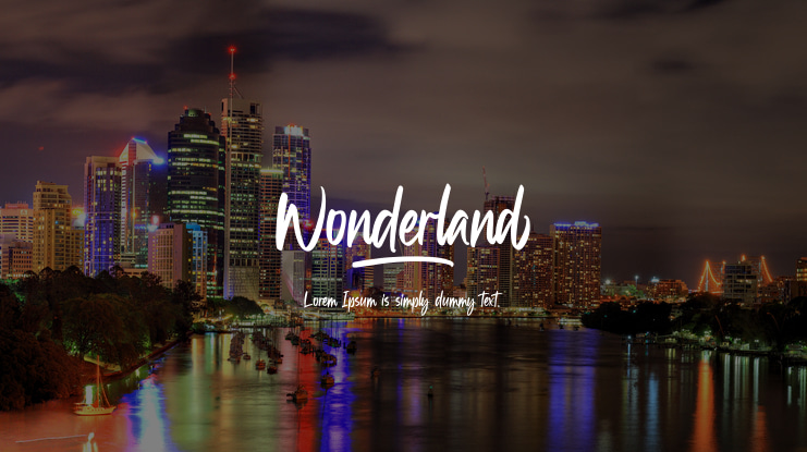 Wonderland Font