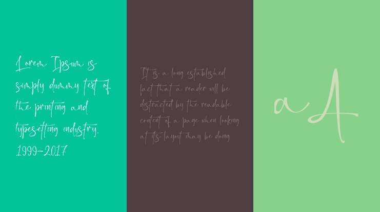 Bittersoni - Personal Use Font