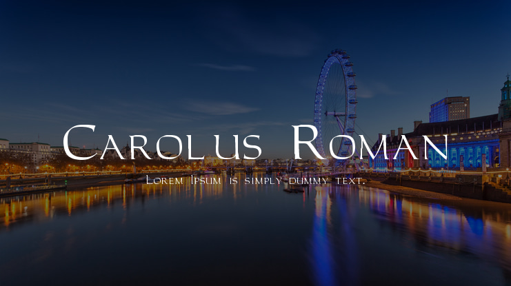 Carolus Roman Font Family