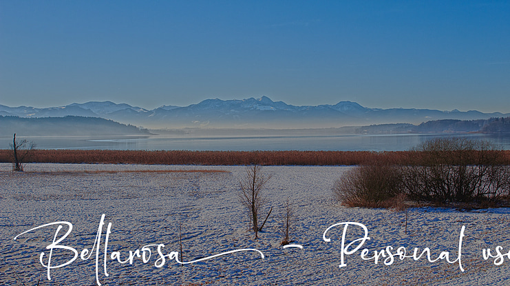 Bellarosa - Personal use Font