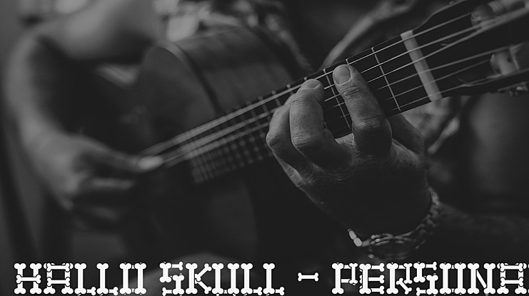 Hallo Skull - personal use Font