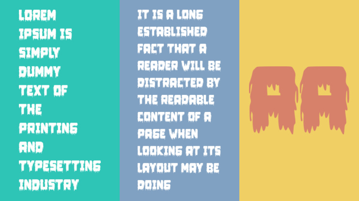 Zombie Mummy1 - Personal use Font