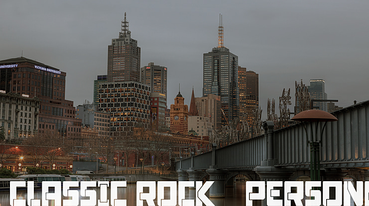 Classic Rock - Personal use Font