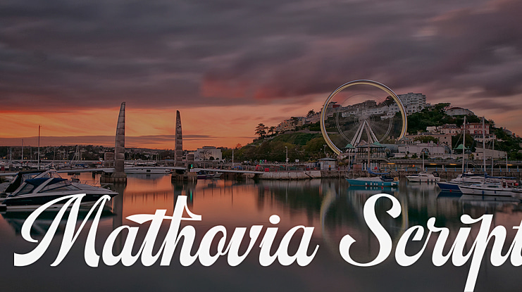 Mathovia Script Font