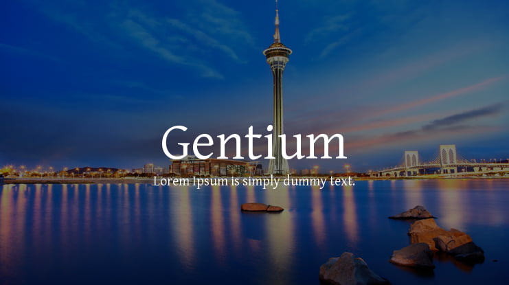 Gentium Font Family