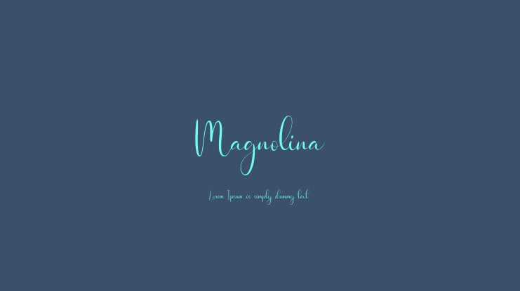Magnolina Font