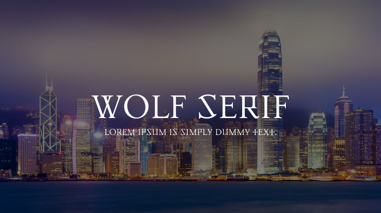 Wolf Serif Font