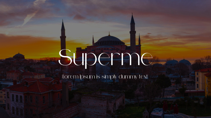 Superme Font