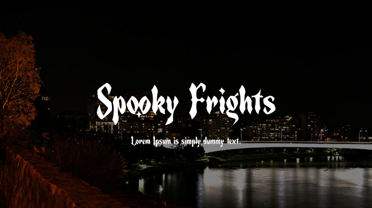 Spooky Frights Font