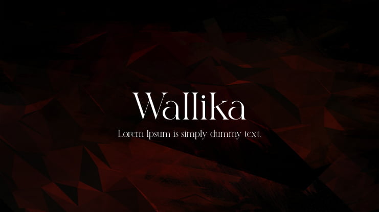 Wallika Font
