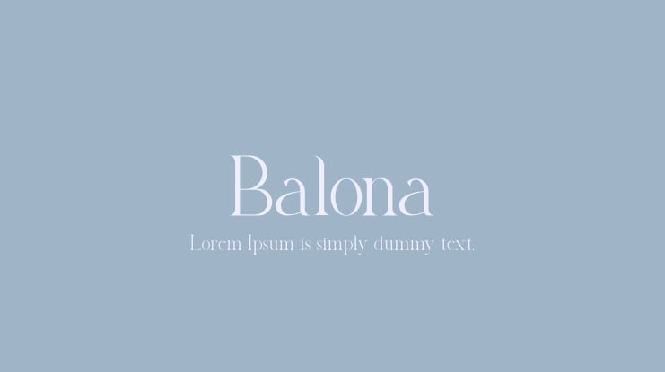 Balona Font