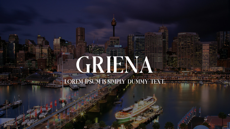 GRIENA Font