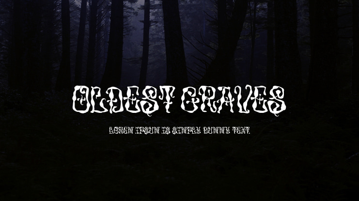 Oldest Graves Font