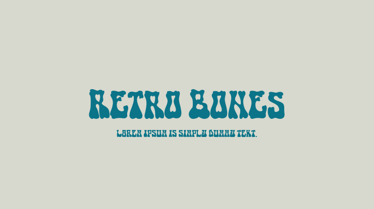 Retro Bones Font