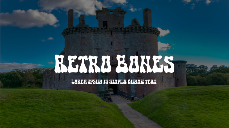 Retro Bones Font