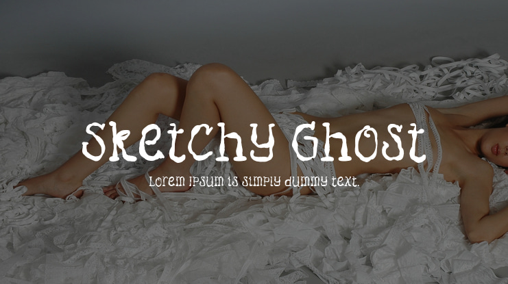 Sketchy Ghost Font