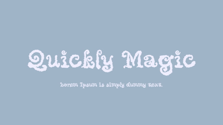 Quickly Magic Font