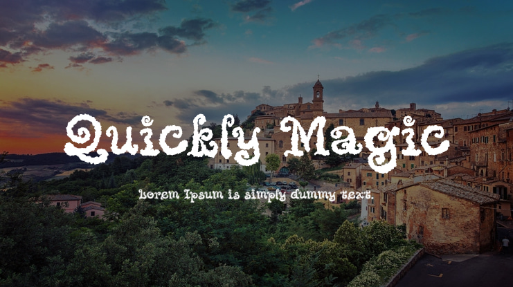 Quickly Magic Font