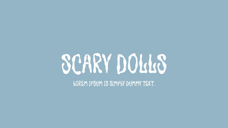 Scary Dolls Font