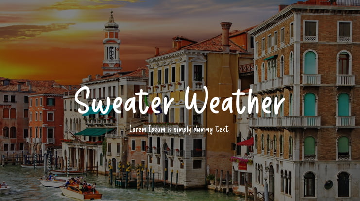 Sweater Weather Font