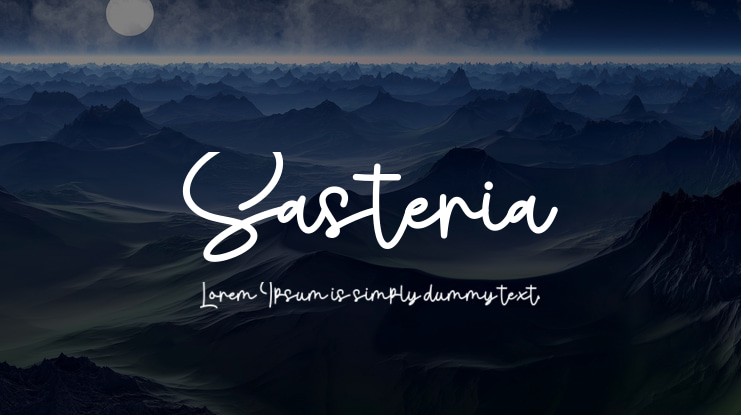 Sasteria Font