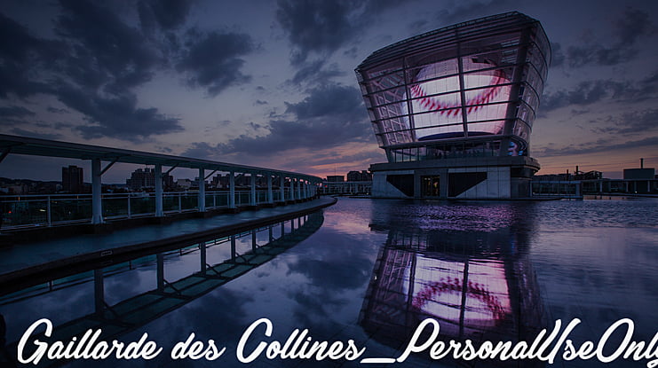 Gaillarde des Collines_PersonalUseOnly Font