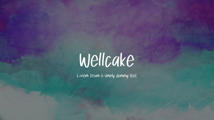 Wellcake Font