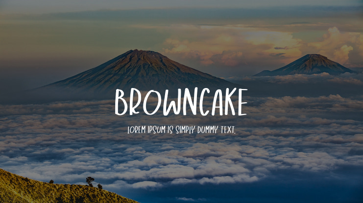 Browncake Font