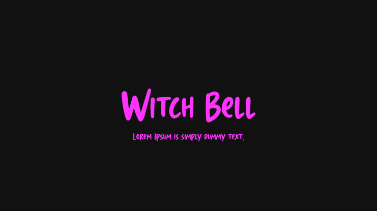 Witch Bell Font