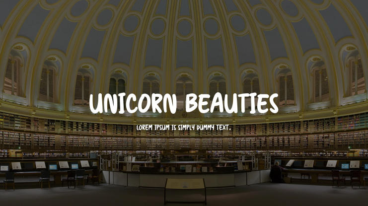 Unicorn Beauties Font