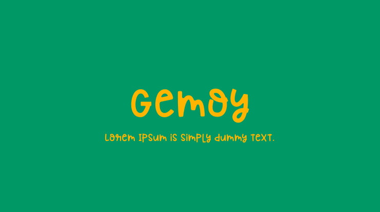 Gemoy Font
