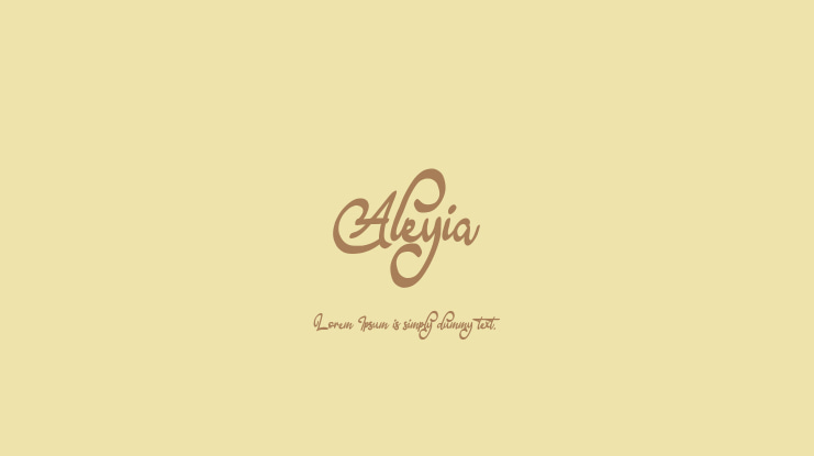Aleyia Font