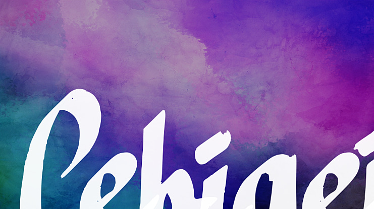 Cebigej Font
