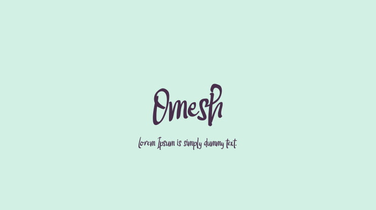 Omesh Font