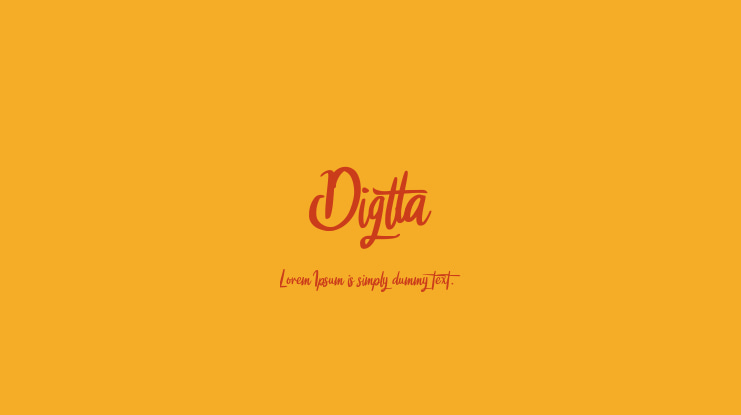 Digtta Font