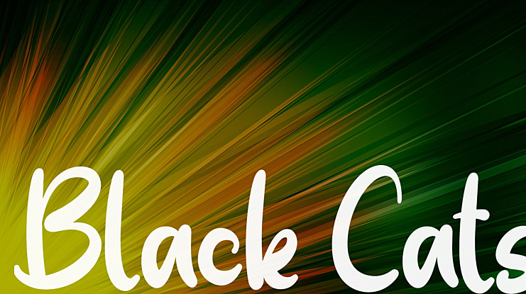 Black Cats Font