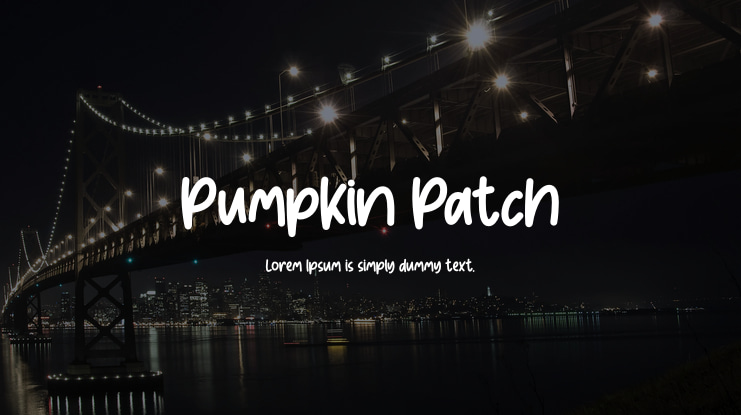 Pumpkin Patch Font