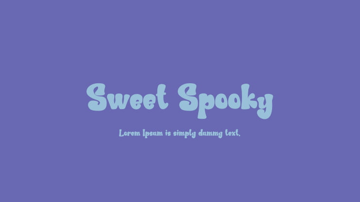 Sweet Spooky Font