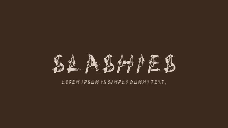 Slashies Font