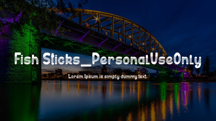 Fish Sticks_PersonalUseOnly Font