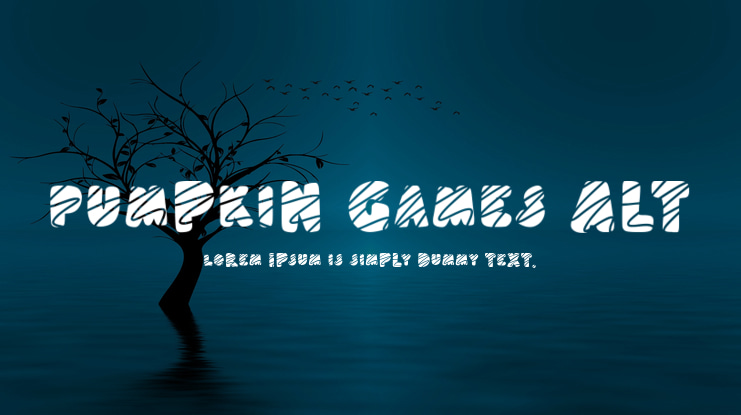 Pumpkin Games Alt Font Family