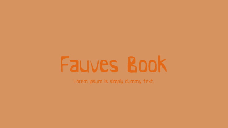 Fauves Book Font Family