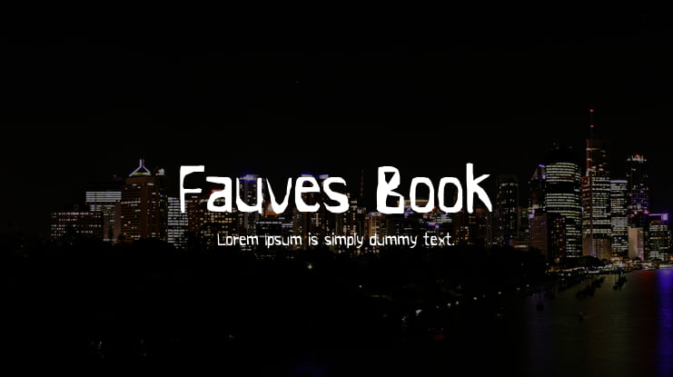 Fauves Book Font Family