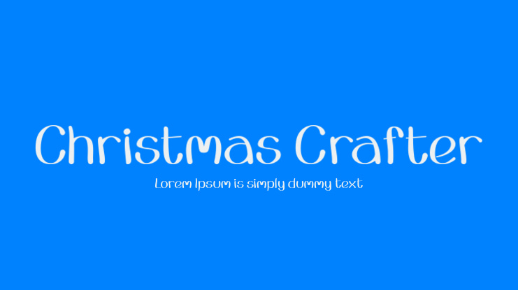 Christmas Crafter Font