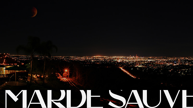 MARDE SAUVE Font