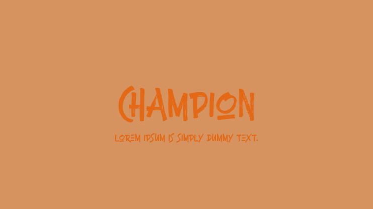 Champion Font