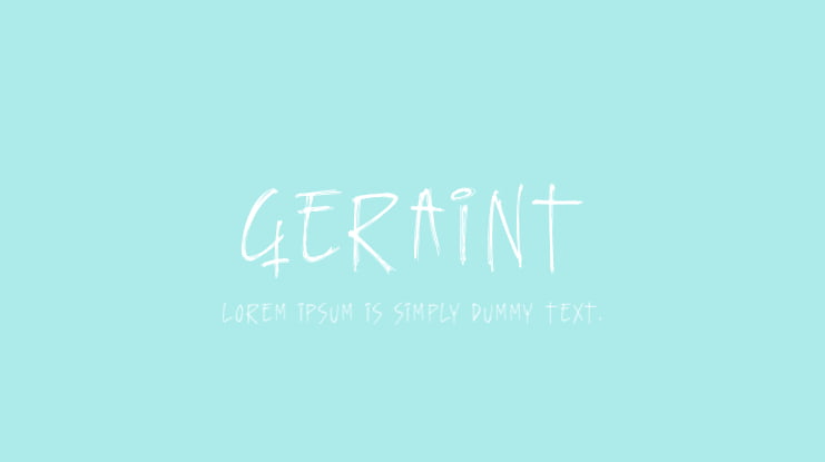 Geraint Font