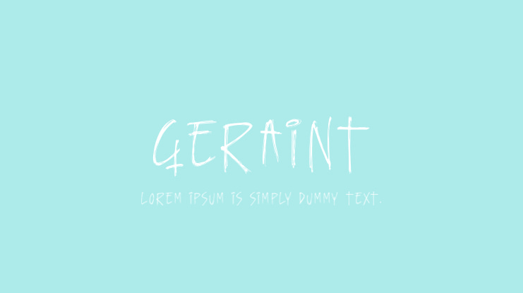 Geraint Font