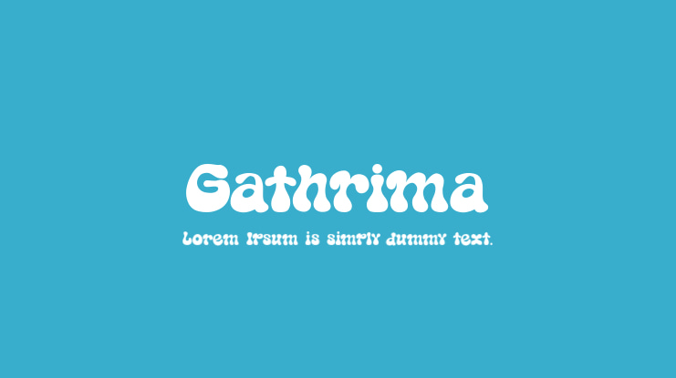 Gathrima Font